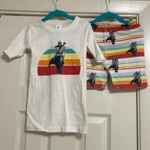 Hanna Andersson, Star Wars, short-sleeved pajamas size 6–7, 100% cotton